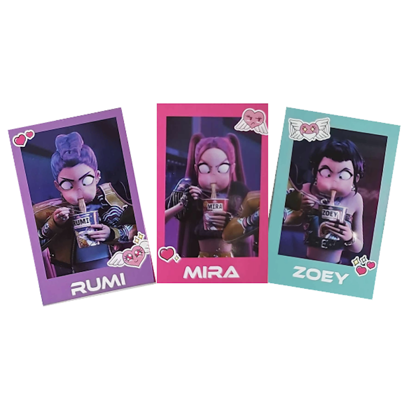 KPop Demon Hunters POLAROÏDS offerts