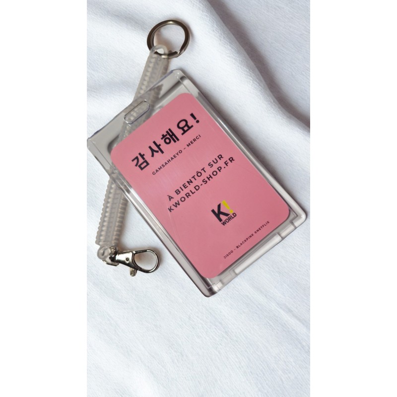 PHOTOCARD HOLDER PVC "À PERSONNALISER"