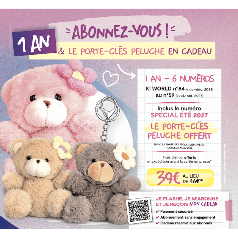 1AN - 6 numéros du N°54 au N°59 + CADEAU
