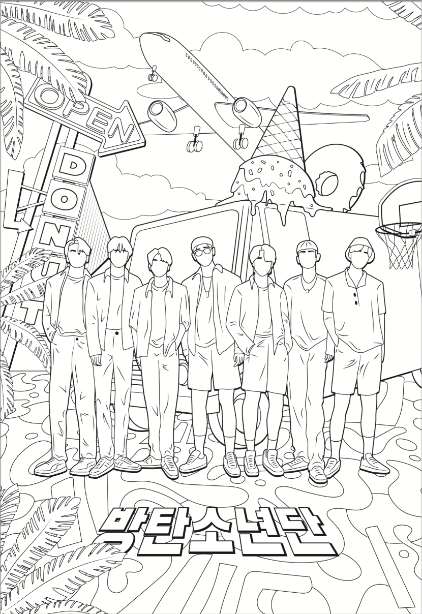 60 COLORIAGES K-POP