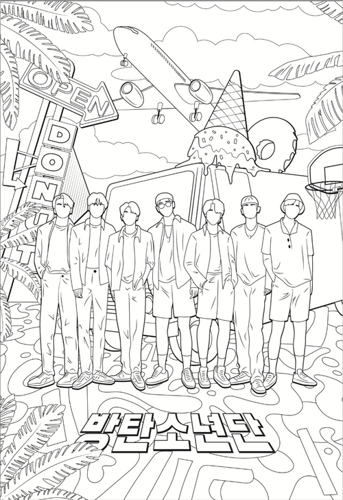 60 COLORIAGES K-POP