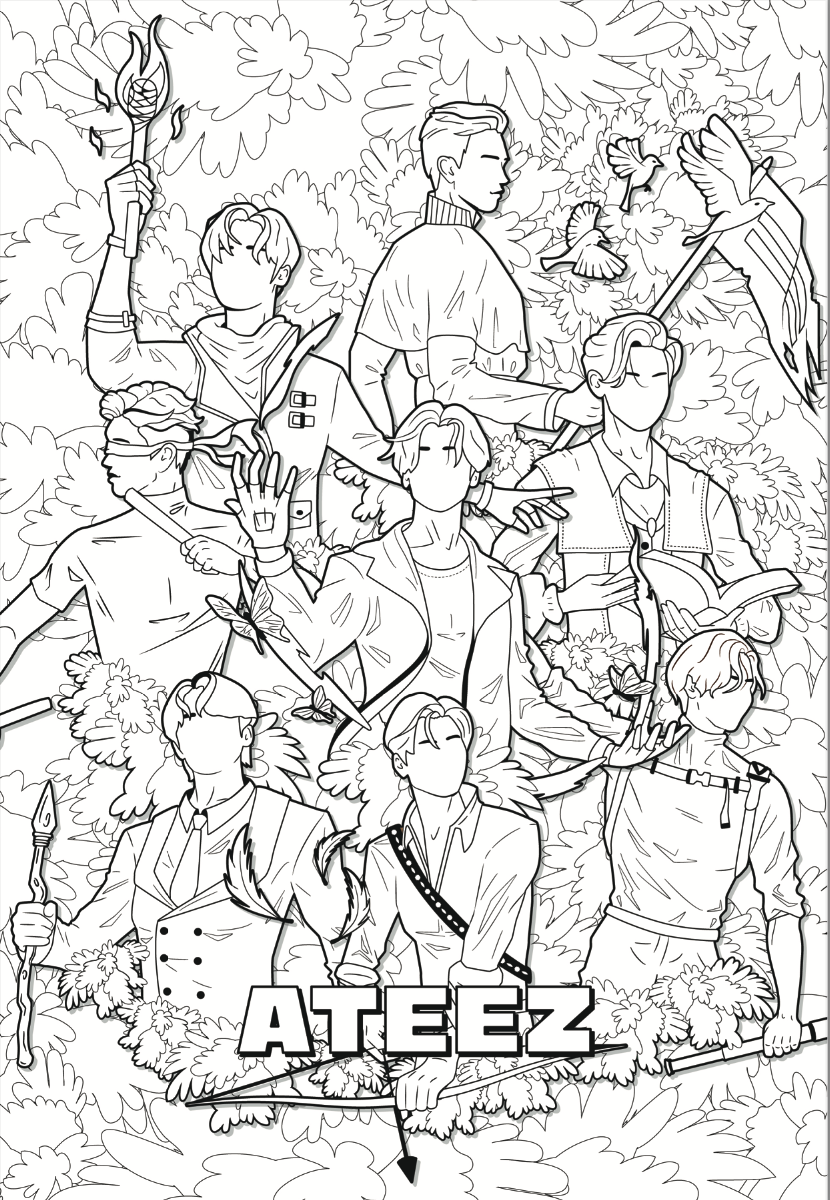 60 COLORIAGES K-POP