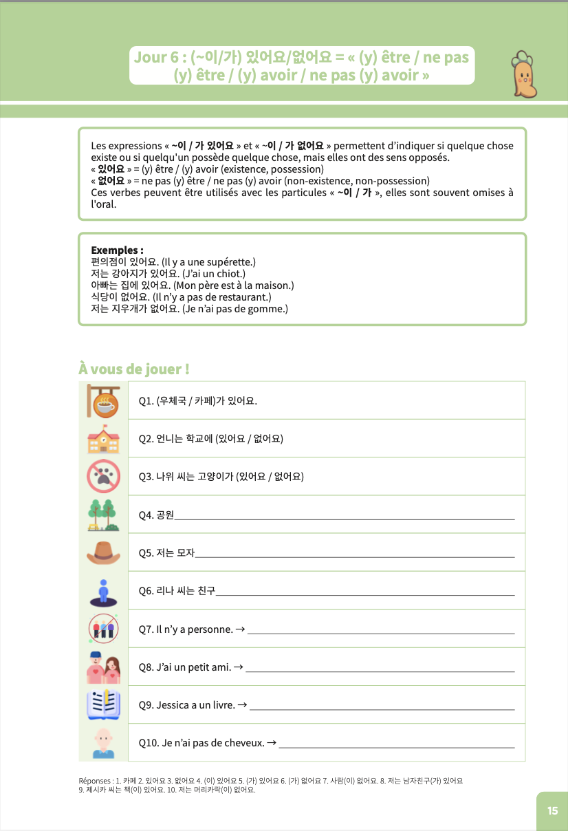 K-LESSON - 100 jours de grammaire coréenne