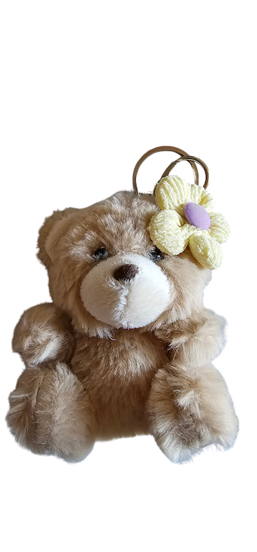 PORTE-CLÉS PELUCHE "Petit ours"